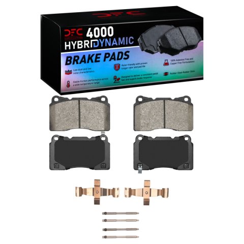 DFC 14-19 Chevrolet Corvette Front Geospec Rotors w/4000 HybriDynamic Brake Pads w/Hardware (1x dfc4000-1001-03, 2x dfc604-47050)