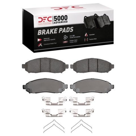 DFC 11-20 Chevrolet City Express Front Geospec Rotors with 5000 Advanced Brake Pads w/Hardware (1x dfc1551-1094-01, 2x dfc604-67103)