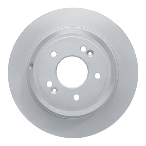 R1 10-17 Genesis G80 Rear Carbon Coated Brake Rotor Set w/Optimum OE Pads and Hardware (2x dfc604-03039, 1x rnc2551-1551-01)