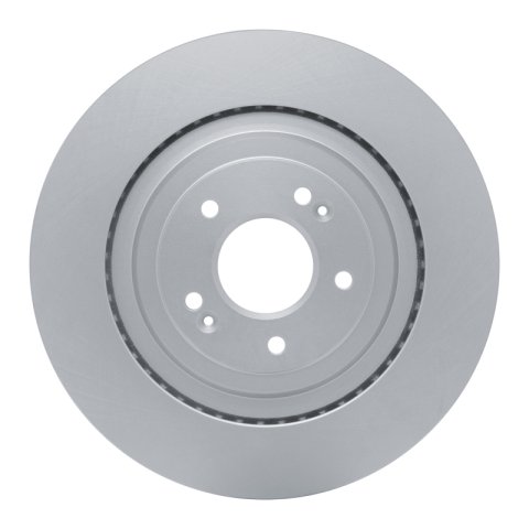 R1 19-22 Genesis G90 Rear Carbon Coated Brake Rotor Set w/Optimum OE Pads and Hardware (2x dfc604-21043, 1x rnc2551-2203-01)