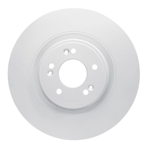 R1 18-20 Genesis G80 Front Carbon Coated Brake Rotor Set w/Ceramic Pads and Hardware (2x dfc604-03058, 1x rnc2310-2101-01)
