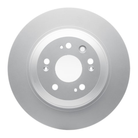 R1 09-14 Acura TL Rear Carbon Coated Brake Rotor Set w/Ceramic Pads and Hardware (2x dfc604-58023, 1x rnc2310-1103-01)