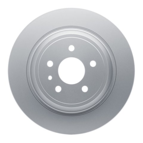 R1 15-19 Lincoln MKC Front & Rear Carbon Coated Brake Rotor Set w/Ceramic Pads and Hardware (Bundled Kit)