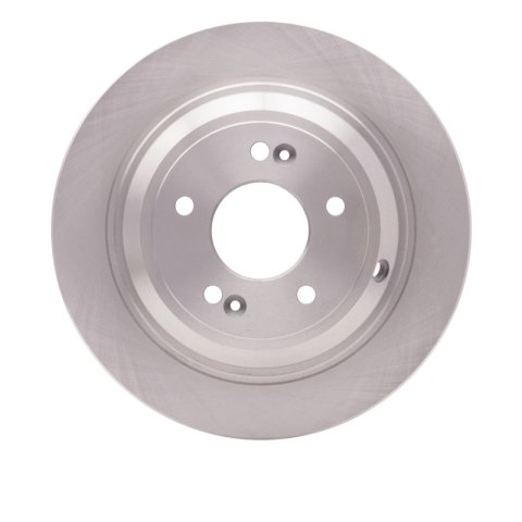 R1 09-09 Hyundai Genesis Rear Brake Rotor Set w/Optimum OE Pads and Hardware (2x dfc600-03039, 1x rnc2551-1816-04)