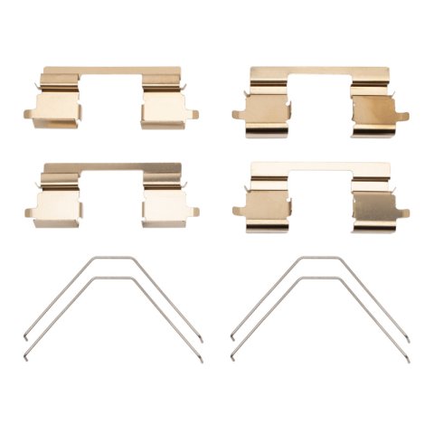R1 02-04 Honda CR-V Front & Rear Brake Rotors w/Ceramic Pads & Hardware (Bundled Kit)