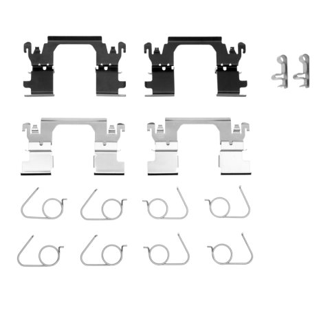 R1 14-23 Renault Koleos Front & Rear Brake Rotors w/Ceramic Pads & Hardware (Bundled Kit)