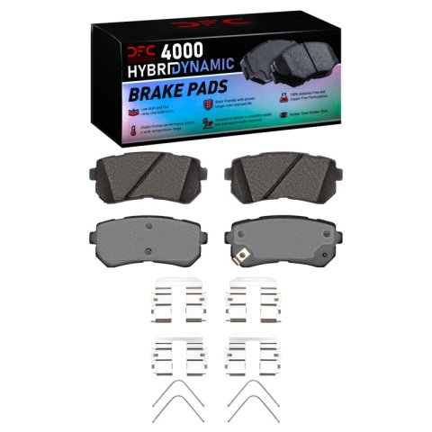 DFC 16-20 Hyundai Sonata Front & Rear Rotors w/4000 HybriDynamic Brake Pads w/Hardware (Bundled Kit)
