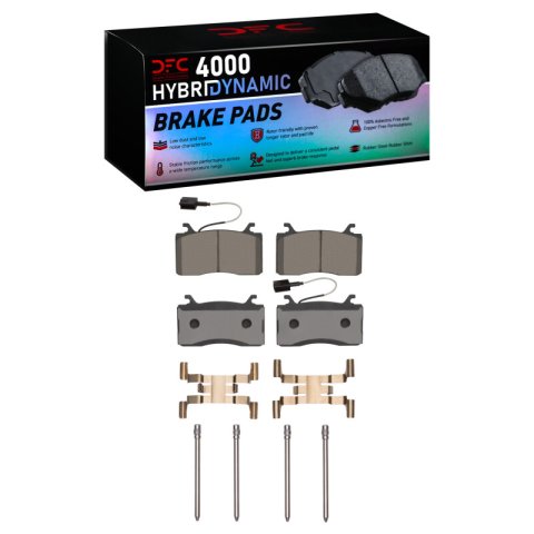 DFC 17-25 Alfa Romeo Giulia Front & Rear Rotors w/4000 HybriDynamic Brake Pads w/Hardware (Bundled Kit)