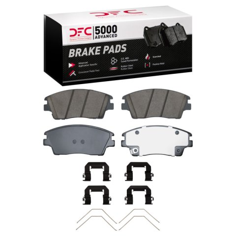 DFC 19-22 Hyundai Tucson Front & Rear Rotors with 5000 Advanced Brake Pads w/Hardware (Bundled Kit)