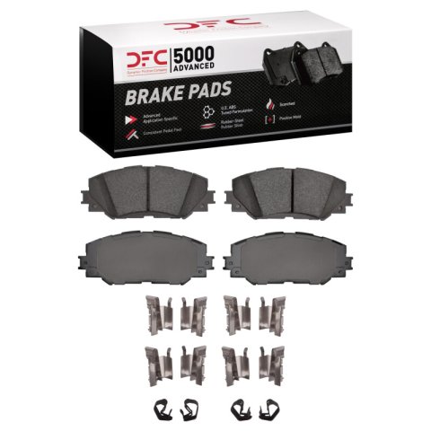 DFC 06-18 Lexus HS250h Front & Rear Rotors with 5000 Advanced Brake Pads w/Hardware (Bundled Kit)