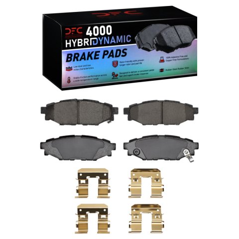 DFC 12-16 Subaru Impreza Front & Rear Geospec Rotors w/4000 HybriDynamic Brake Pads w/Hardware (Bundled Kit)