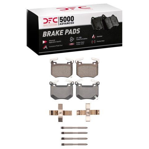DFC 18-22 Kia Stinger Front & Rear Geospec Rotors with 5000 Advanced Brake Pads w/Hardware (Bundled Kit)