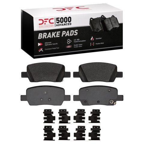 DFC 22-25 Kia Carnival Front & Rear Geospec Rotors with 5000 Advanced Brake Pads w/Hardware (Bundled Kit)
