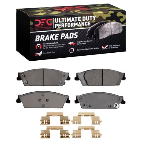 DFC 07-20 Cadillac Escalade ESV Front & Rear Geospec Rotors Ultimate Duty Perf Brake Pads w/Hardware (Bundled Kit)