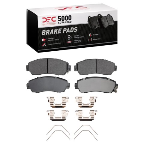 DFC 19-19 Acura RDX Front & Rear Geospec Rotors with 5000 Advanced Brake Pads w/Hardware (Bundled Kit)