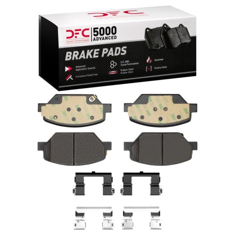 DFC 16-20 Chevrolet Camaro Front & Rear Geospec Rotors with 5000 Advanced Brake Pads w/Hardware (Bundled Kit)
