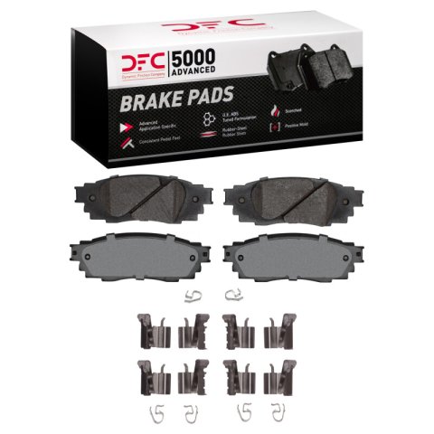 DFC 18-25 Lexus UX250h Front & Rear Geospec Rotors with 5000 Advanced Brake Pads w/Hardware (Bundled Kit)