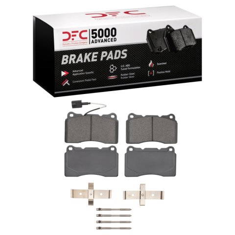 DFC 17-22 Maserati Ghibli Front & Rear Geospec Rotors with 5000 Advanced Brake Pads w/Hardware (Bundled Kit)