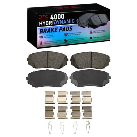 DFC 07-12 Mazda CX-7 Front & Rear Geospec Rotors w/4000 HybriDynamic Brake Pads w/Hardware (Bundled Kit)