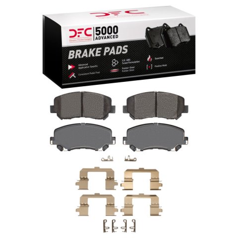 DFC 16-25 Mazda CX-5 Front & Rear Geospec Rotors with 5000 Advanced Brake Pads w/Hardware (Bundled Kit)