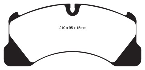 EBC S9 Brake Pad and Rotor Kit (1x ebcDP41835R, 1x ebcUSR2-2057)