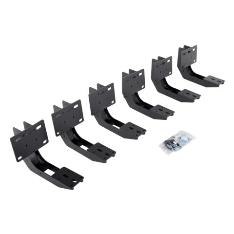 Go Rhino 19-25 Ram 1500 Crew Cab RB30 Running Board and Bracket Kit (1x gor6943066, 1x gor69600087T)