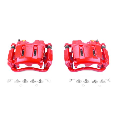 Power Stop 05-10 Ford F-350 Super Duty Front Z36 Coated Kit w/Calipers (1x psbS5022, 1x psbZ36-1069, 2x psbAR85107EVC)