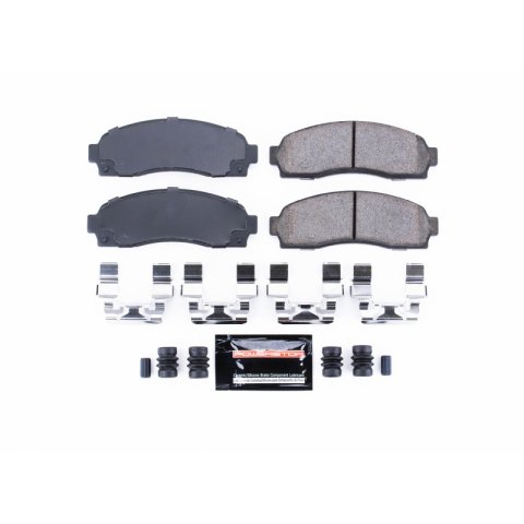 Power Stop 03-09 Mazda B4000 Front Z23 Coated Kit w/Calipers (1x psbZ23-833, 2x psbAR8551EVC, 1x psbS4758)