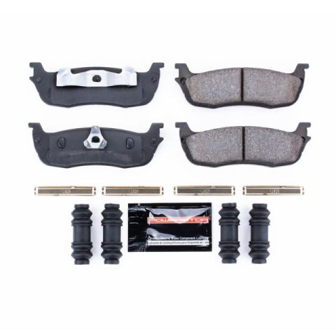 Power Stop 00-02 Lincoln Navigator Front and Rear Z23 Coated Kit w/Calipers (Bundled Kit)