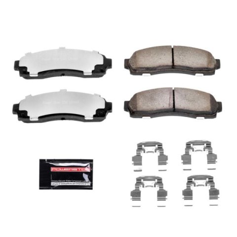 Power Stop 03-05 Ford Explorer Sport Trac Front Z36 Coated Kit w/Calipers (1x psbZ36-833, 1x psbS4848, 2x psbAR8585EVC)