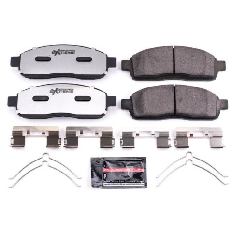 Power Stop 06-08 Lincoln Mark LT Front Z36 Coated Kit w/Calipers (1x psbZ36-1011, 2x psbAR8596EVC, 1x psbS4974)