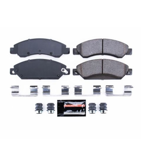 Power Stop 2007 GMC Yukon XL 1500 Front Z23 Coated Kit w/Calipers (1x psbZ23-1092, 2x psbAR8654EVC, 1x psbS4918)