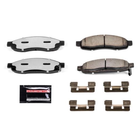 Power Stop 05-07 Nissan Titan Front Z36 Coated Kit w/Calipers (1x psbZ36-1183, 2x psbJBR1161EVC, 1x psbS2982)