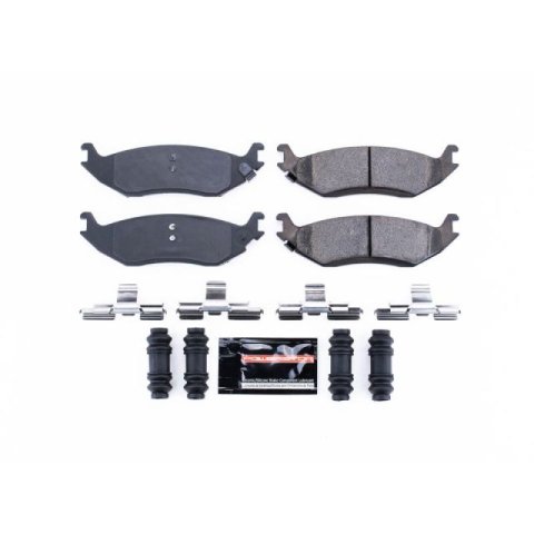 Power Stop 19-21 Ram 1500 Classic Rear Z23 Coated Kit w/Calipers (1x psbZ23-898, 2x psbAR8752EVC, 1x psbS4836)