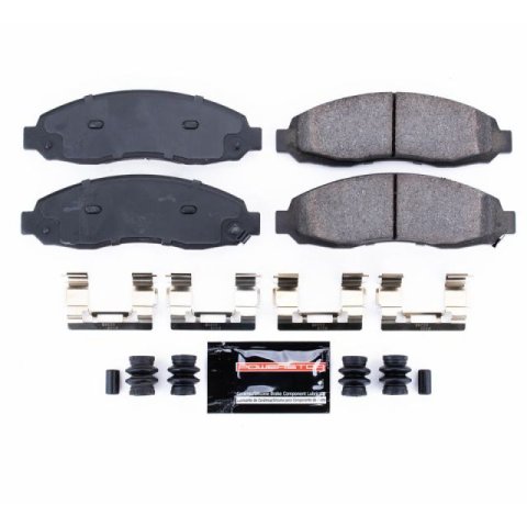 Power Stop 03-04 Dodge Dakota Front Z23 Coated Kit w/Calipers (1x psbZ23-962, 2x psbAR8760EVC, 1x psbS4862)