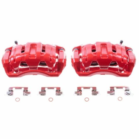 Power Stop 2012 Honda Crosstour Front Z23 Coated Kit w/Calipers (1x psbS2958, 2x psbJBR1173EVC, 1x psbZ23-1089)
