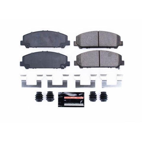 Power Stop 08-10 Nissan Titan Front and Rear Z23 Coated Kit w/Calipers (Bundled Kit)