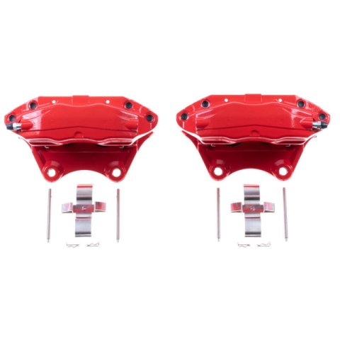 Power Stop 2009 Nissan 350Z Front Z23 Coated Kit w/Calipers (1x psbS3858, 2x psbJBR1300EVC, 1x psbZ23-1346)