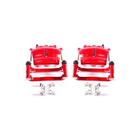 Power Stop 07-10 Saturn Outlook Front Z36 Coated Kit w/Calipers (1x psbS5004, 1x psbZ36-1169A, 2x psbAR8696EVC)