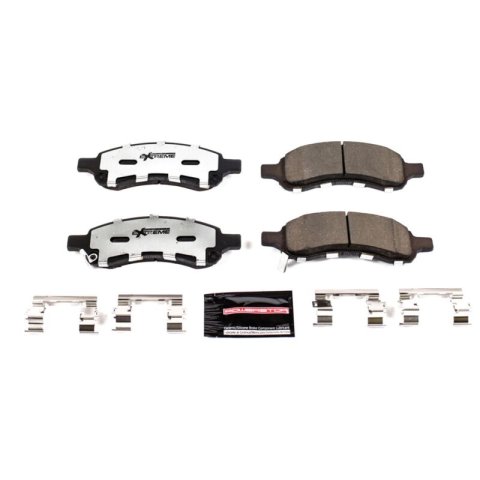 Power Stop 09-12 GMC Canyon Front Z36 Coated Kit w/Calipers (1x psbZ36-1169, 1x psbS5004C, 2x psbAR82131EVC)