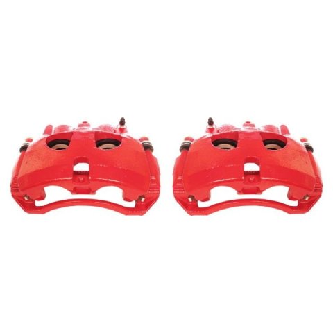 Power Stop 11-18 Ram 3500 Front Z23 Coated Kit w/Calipers (1x psbS5172, 1x psbZ23-1399, 2x psbAR8373EVC)