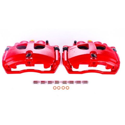 Power Stop 11-12 Ram 3500 Rear Z23 Coated Kit w/Calipers (1x psbS5210, 2x psbAR8374EVC, 1x psbZ23-1400)