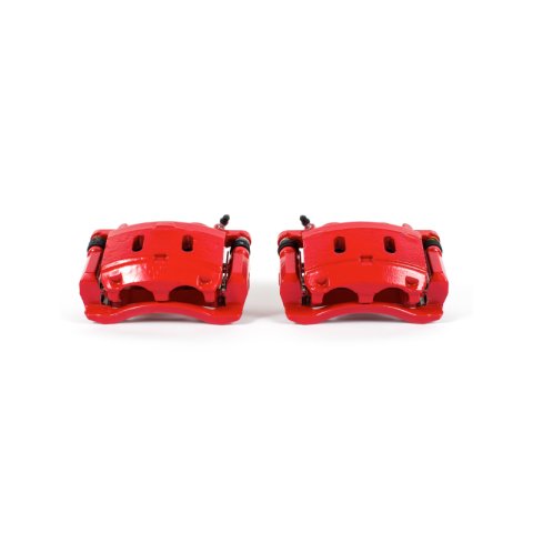 Power Stop 17-24 Nissan Titan Front Z23 Coated Kit w/Calipers (1x psbS3338, 2x psbJBR1199EVC, 1x psbZ23-1509)