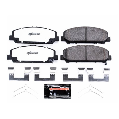 Power Stop 17-24 Nissan Titan Front Z36 Coated Kit w/Calipers (1x psbZ36-1509, 1x psbS3338, 2x psbJBR1199EVC)
