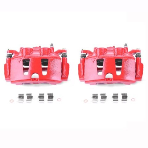 Power Stop 12-14 Volkswagen Routan Front Z36 Coated Kit w/Calipers (1x psbS5402, 1x psbZ36-1589, 2x psbAR83081EVC)