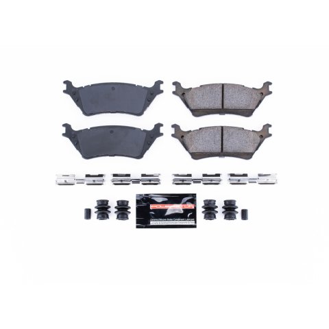 Power Stop 12-18 Ford F-150 Rear Z23 Coated Kit w/Calipers (1x psbZ23-1602, 1x psbS5396, 2x psbAR85148EVC)