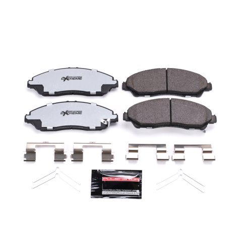 Power Stop 14-16 Acura MDX Front Z36 Coated Kit w/Calipers (1x psbZ36-1723, 2x psbJBR1589EVC, 1x psbS3826A)