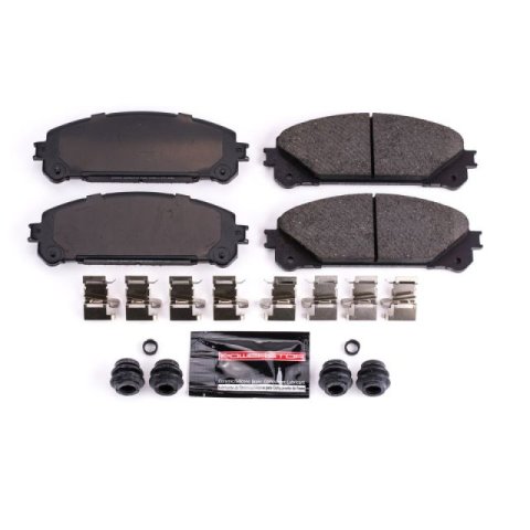 Power Stop 18-21 Lexus RX450hL Front Z23 Coated Kit w/Calipers (1x psbZ23-1324, 1x psbS3352, 2x psbJBR1736EVC)