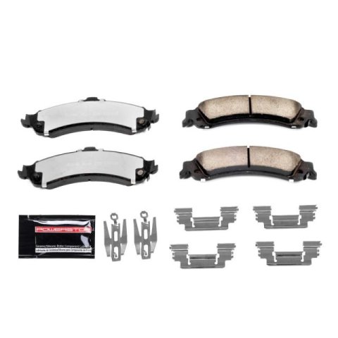 Power Stop 2007 GMC Sierra 1500 Classic Front and Rear Z36 Coated Kit w/Calipers (Bundled Kit)