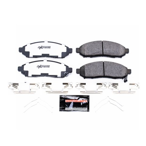Power Stop 16-24 Nissan Frontier Front Z36 Coated Kit w/Calipers (1x psbZ36-1548, 2x psbJBR1124EVC, 1x psbS3122A)